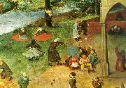 Pieter Bruegel detalj fran barnens lekar